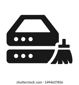 Clean storage flat vector icon - Powered by Shutterstock - Get 15% off with code: PIKWIZARD15
