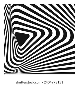 Clean Striped Monochrome Pattern on Bright White Background
