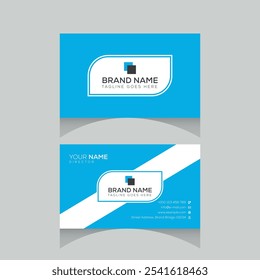 Clean style corporate business card design, Creative modern clean corporate double-sided business card template, Personal visiting card layout, Vector Cards layout, Professional simple identity card