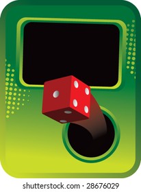 clean style dice background