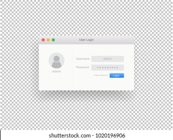 Clean style login user interface design.
,website page , web element, text from, with soft shadow.