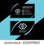 Clean style modern business card template 13