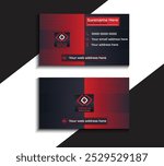 Clean style modern business card template 22