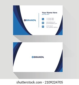 Clean style modern business card template
