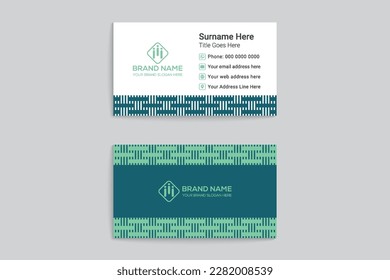 Clean style modern business card template