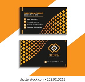 Clean style modern business card template 04