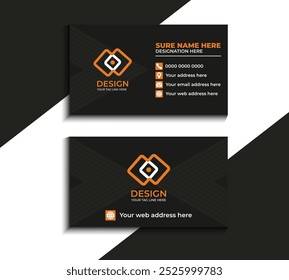 Clean style modern business card template 11