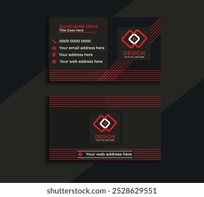 Clean style modern business card template 20