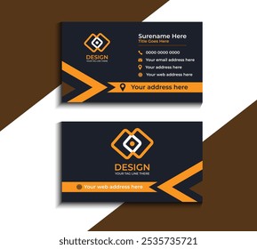 Clean style modern business card template 30