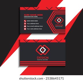 Clean style modern business card template 39