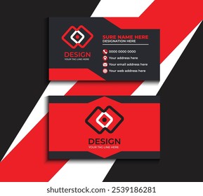 Clean style modern business card template 41