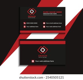 Clean style modern business card template 42