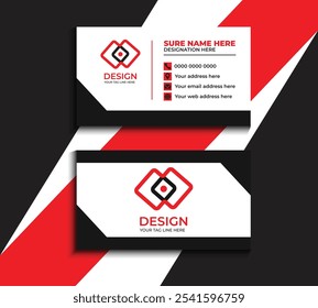 Clean style modern business card template 45