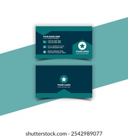 Clean style modern business card template