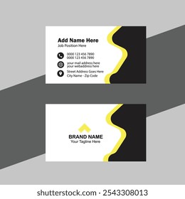 Clean style modern business card template 