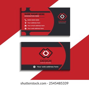 Clean style modern business card template 53