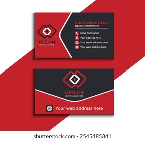 Clean style modern business card template 54