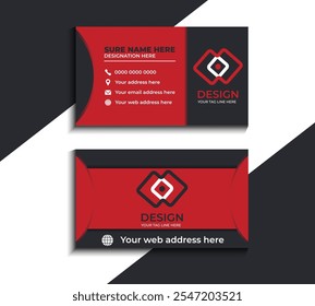 Clean style modern business card template 56