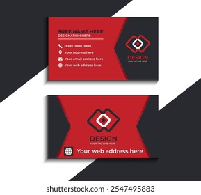 Clean style modern business card template 57