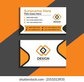 Clean style modern business card template 59