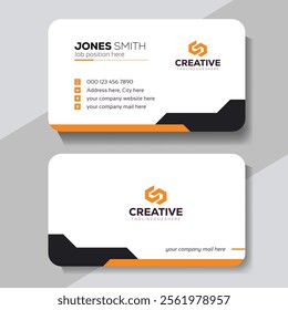 Clean style modern business card template