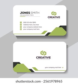 Clean style modern business card template