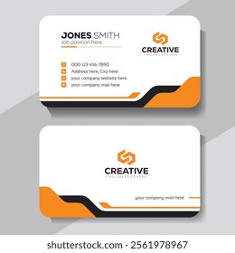 Clean style modern business card template