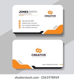 Clean style modern business card template