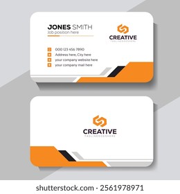 Clean style modern business card template