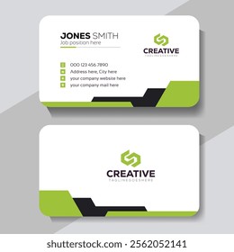 Clean style modern business card template