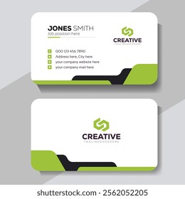 Clean style modern business card template