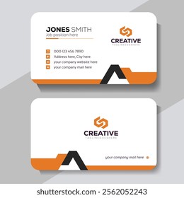 Clean style modern business card template