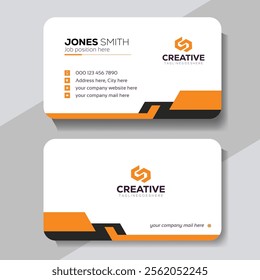 Clean style modern business card template