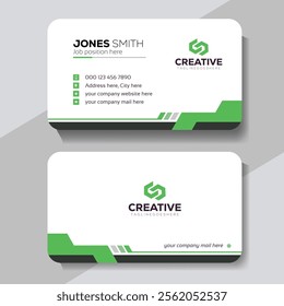 Clean style modern business card template