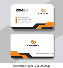 Clean style modern business card template