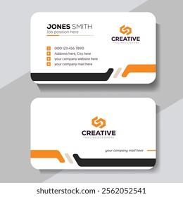 Clean style modern business card template