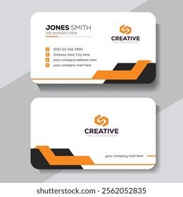 Clean style modern business card template