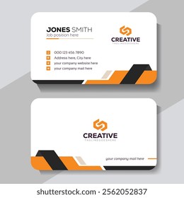 Clean style modern business card template