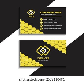 Clean style modern business card template 33