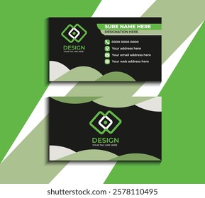 Clean style modern business card template 47