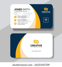 Clean style modern business card template