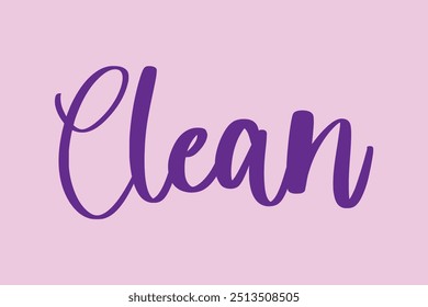 Clean Stylish Cursive Typography Text Quote On Colorful Background