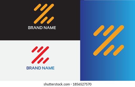 Clean and stylish logo forming the letter Z with business card templates.