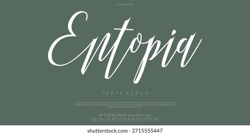 Clean and stylish modern script font with a smooth handwritten flow.