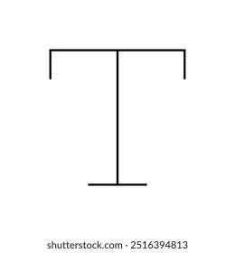 limpo e elegante conjunto de variações de letra 'T', perfeito para designers, tipógrafos e criativos que procuram inspiração de fonte minimalista. marca, logotipos, projetos de tipografia e muitos propósitos.
