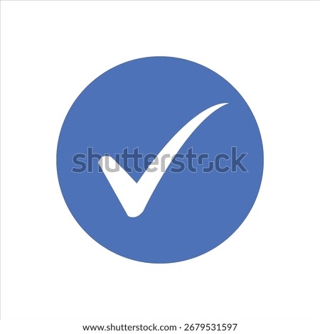 A clean, stylized graphic featuring a prominent check mark symbol. This versatile design can represent approval, completion, success, or confirmation across various applications.