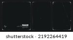 clean subtle worn edge for cover art design, Grunge texture frame template vector (WARNING, low detail)