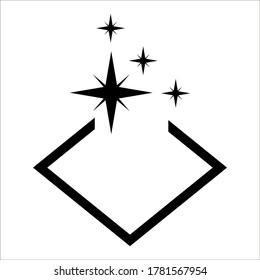 clean surface icon on white background