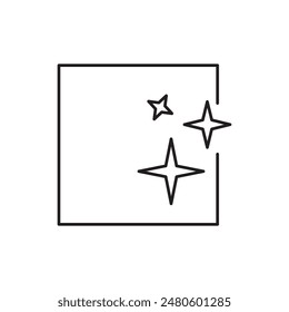 clean surface icon, template for graphic and web design. vector illustration