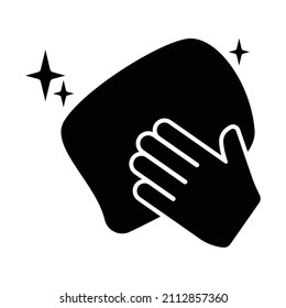 vector de símbolo de superficie limpia